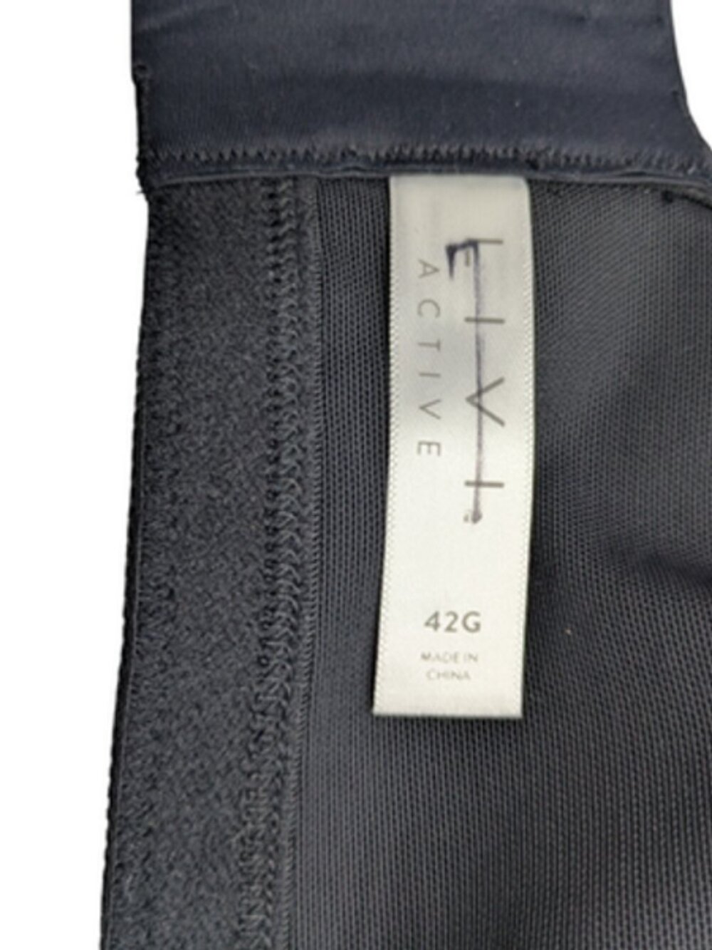 Livi Active Underwire Sports Bra 42G - Gray & Black, High-Impact Support - Picture 5 of 10